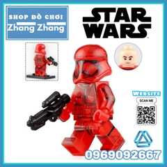 Xếp hình Star Wars Kaydel Poe Jannah Rose The Mandalorian Sith Trooper Lego Minifigures WM6082