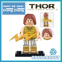 Đồ chơi xếp hình Thần sấm Thor Valkyrie Jane Foster Korg Zeus Groot Minifigures Koruit KT1062