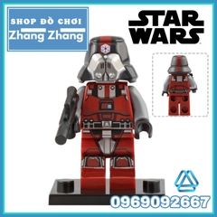 Xếp hình Star Wars Sith Trooper - Han Solo - Luke Skywalker- Snoke- George Lucas Lego Minifigures WM6039