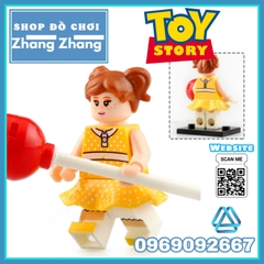 Xếp hình Toys Story Buzz Lightyear Woody Jessie Alien Bunny Bo Peep Gabby Duke Caboom Lego Minifigures Wm6060