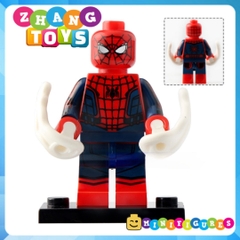Xếp hình Spider Man : Far For Home Peter Parker Mysterio Nick Fury Hydro Man Happy Hogan Lego Minifigures Koruit wm6062