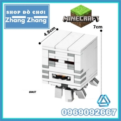 Đồ chơi xếp hình Minecraft trong Mine Blocks gồm Elder Guardian - Iron Golem - Big Magma Cube Minifigures Lele B041 046