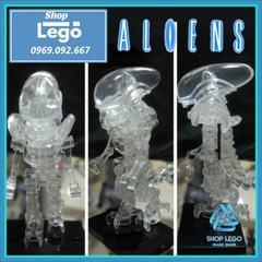 Xếp hình quái vật không gian ALIEN tàng hình trong suốt Lego Minifigures POGO PG1223