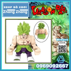 Xếp hình Broly siêu sayza Hủy diệt Dragon Ball Z trong 7 viên ngọc rồng Bigfigures Lego Minifigures Kopf Kf6073 Kf747