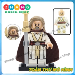 Xếp hình Star Wars Ki-Adi-Mundi - Rey - Moloch Luke Skywalker Imperial Pilot Rebel Trooper Lego Minifigures Pogo PG8116