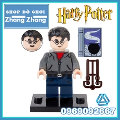 Xếp hình Harry Potter - Hermion - Ginny Weasley - Moaning Myrtle - Ron - Fred Lego Minifigures POGO PG8285