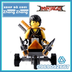 Đồ chơi xếp hình Ninjago gồm Nya - Zane - Garmadon - Lloyd - Jay - Cole - Wu - Kai Minifigures SY652
