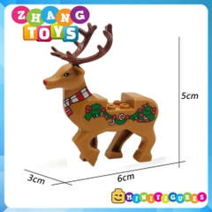 Đồ chơi xếp hình mô hình tuần lộc giáng sinh của ông già Noel Merry Christmas Minifigures Xinh XH1784