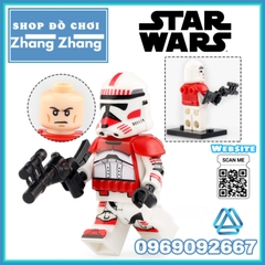 Xếp hình Star Wars Legion Coruscant Guard - Jesse - Imperial Stormtrooper Lego Minifigures Koruit KT1042