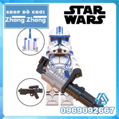 Đồ chơi xếp hình Star Wars Clone Trooper Dogma chiến tranh giữa các vì sao Minifigures WM6126