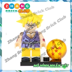 Mô hình nhân vật Dragon Ball Goku Gohan Krillin Launch Master Mutaito POGO PG8167 Zhang Brick Shop