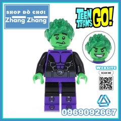 Xếp hình Young Justice League Teen Titans Robin - Cyborg - Beast Boy
- Starfire
- Raven Lego Minifigures Kopf KF6049