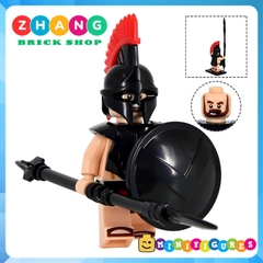 Xếp hình binh đoàn Sparta bóng tối hùng mạnh nhất thế giới Spartacus Gladiator Lego Minifigures Xinh X0164 Xh644