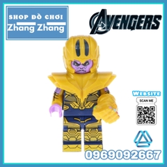Xếp hình Avengers Endgame & Infinity War Thor Thanos Spider-man Lego Minifigures Kopf KF6087