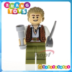 Xếp hình Pirates of the Caribbean Jack Sparrow - Carina - Barbossa - Henry - Scurm - Gibbs Lego Minifigures Xinh X0160