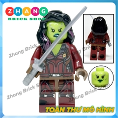 Mô hình nhân vật Star lord Ronan Rocket Raccoon Nebula Gamora Drax Becool 0175 0180 Zhang Brick Shop
