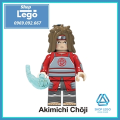 Xếp hình Naruto gồm Uchiha - Killer Bee - Yonda - Konan - Hyuga - Akimichi - Hidan - Kakuzu Lego Minifigures Kopf KF6119