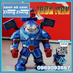 Đồ chơi xếp hình người sắt Iron man phiên bản Hulkbuster tặng kèm War machine Patriot Minifigures Xinh XH1820