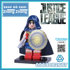 Xếp hình Jutice League Bathero - Flash - Aquaman - Wonder Woman - Cyborg - Superman Lego Minifigures Decool 0282 0287