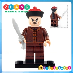 Đồ chơi xếp hình triều đình nhà Thanh Ngự tiền thị vệ đại đô đốc Minifigures Xinh X0329