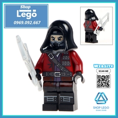 Đồ chơi Xếp hình Elektra White Canary Fire Storm Captain Cold - Parallax Super Boy Booster Gold Minifigures POGO PG8079
