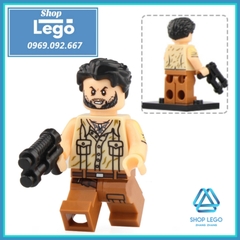 Xếp Hình Ulysses Klaw Ghost Rider Iron Man Red Skull Spider Man Everett Ross Black Panther Lego Minifigures Xinh X0221