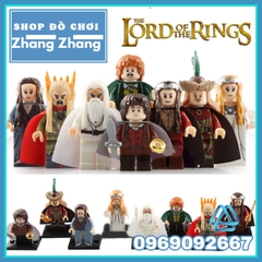 Xếp hình Frodo Gandalf Thranduil Elrond Lake-town Galadriel Arwen Merry Lego Minifigures Pogo PG8148