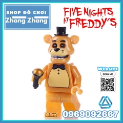 Xếp hình Chica - Bonnie - Foxy Spintraft - Freddy trong Five Night at Freddy Lego Minifigures WM6074