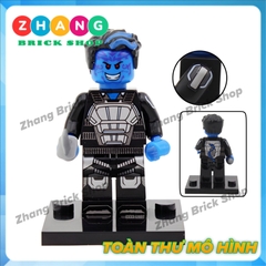 Xếp hình X-men : Apocalypse - Magneto - Archangel - Psylocke - ProfessorX - Quick Silver - Nightcrawler Lego Xinh X0115