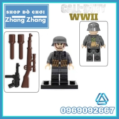 Đồ chơi xếp hình Call of Duty Phát xít Đức trong thế chiến 2 Minifigures JG011 014