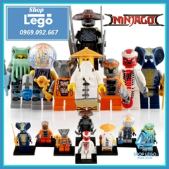Xếp hình Ninjago đại chiến tộc Rắn và Lord Gamardo Lego Minifigures Lele A049 056