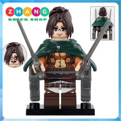 Đồ chơi xếp hình Attack on titan đại chiến người khổng lồ Zeke Pieck Reier Ymir Hisutoria Erwin Annie Minifigures WM6165