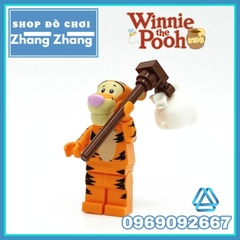 Đồ chơi xếp hình Gấu Winnie the Pooh gồm Piglet - Rabbit - Eeyore - Tigger Mô hình Minifigures Koruit 66001 66005