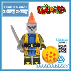Xếp hình 7 viên ngọc rồng Dragon Ball Gogeta Goku Vegeta Gohan Cumber Tapion Mira Lego Minifigures Kopf KF6069