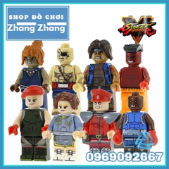 Xếp hình Street Fighter Wave 2 Lego Minifigures Kopf KF8016