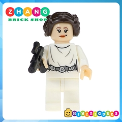 Xếp hình Star Wars Han Solo Palpatine Chirrut Imwe Obi-Wan Kenobi Darth Malgus Krennic Leia Lego Minifigures Pogo PG8024