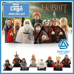 Xếp hình Frodo Gandalf Thranduil Elrond Lake-town Galadriel Arwen Merry Lego Minifigures Pogo PG8148