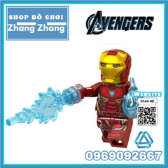 Xếp hình Iron man - Spider-man - Ebony Maw - Groot - Thor Dr Strage Black Widow Star-Lord Lego Minifigures Lele D033 040