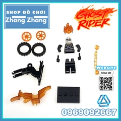 Xếp hình Ghost Rider Ma tốc độ siêu ngầu siêu rẻ hot 2019 Lego Minifigures WM298 DA030