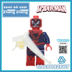 Đồ chơi Xếp hình Lantern Super man gồm General Zod - Blue Lantern - Red Son Super man Minifigures Lele D001 008