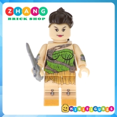 Xếp hình Siêu anh hùng Huntress, Citizen, Red Hood Lego Minifigures POGO PG8123