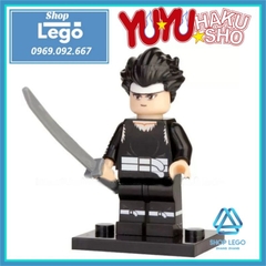 Xếp hình Yuyu Hakusho - Yusuke - Kazuma - Hiei - Genkai - Itsuki trong Ghost Fighter Lego Minifigures POGO PG8163