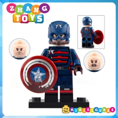 Xếp hình Winter Soldier - Agent 13 - Baron Zemo - US Agent - Batroc - Falcon Battlestar Lego Minifigures Xinh X0313