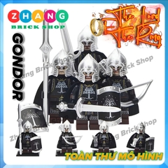 Xếp hình Binh đoàn Gondor thường phục Chúa tể những chiếc nhẫn - The lord of the Rings Lego Minifigures Koruit KT1014