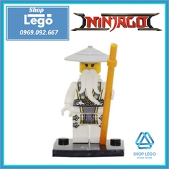 Xếp hình Ninjago WO - Zane - Golden Ninja - Pythor - Cole - Jay - Lloyd - Kai Lego Minifigures JR747