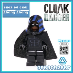 Xếp hình Cloak & Dagger
- Tyrone Johnson Siêu anh hùng Lego Minifigures Kopf KF573 KF6046