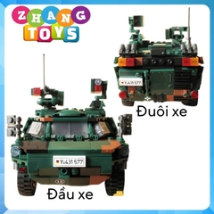 Đồ chơi xếp hình xe trinh sát Fennek gồm 692 mảnh ghép Minifigures Xingbao XB06053