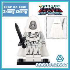 Đồ chơi xếp hình Thần sấm Ravager Thor Valkyrie Korg Star Lord God Butcher Jane Foster Minifigures Xinh X0339