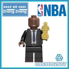 Xếp hình Bóng rổ NBA Mỹ Kobe Bryant - Gianna Bryant mới nhất 2021 Lego Minifigures Kopf KF6117