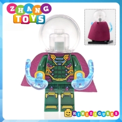 Xếp hình Lego Spider-Man Far From Home Mysterio Peter Parker Nick Fury Happy Hogan Hydro Man Lego Minifigures Xinh X0249
